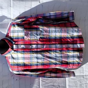 Tommy Hilfiger Multi Color Plaid Button Down Shirt